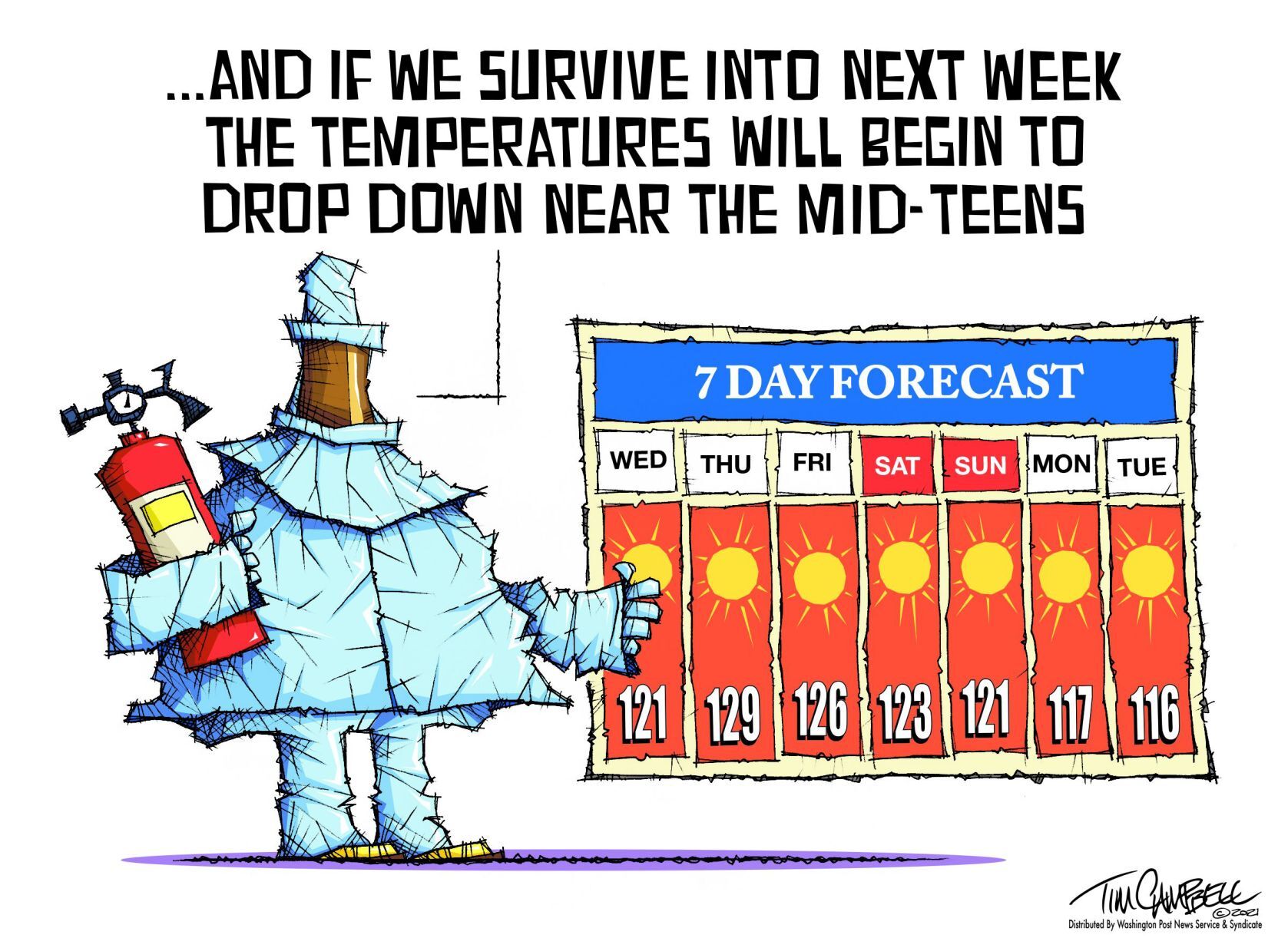 Tim Campbell cartoon